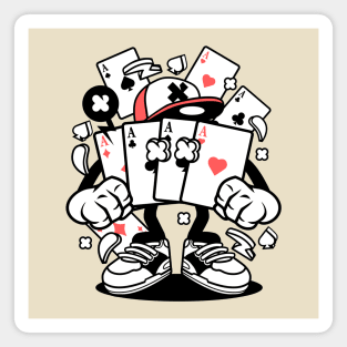 Playing card cartoon Magnet